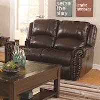 Power Reclining Loveseat with Power Headrests