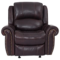 Power Recliner with Rolled Arms