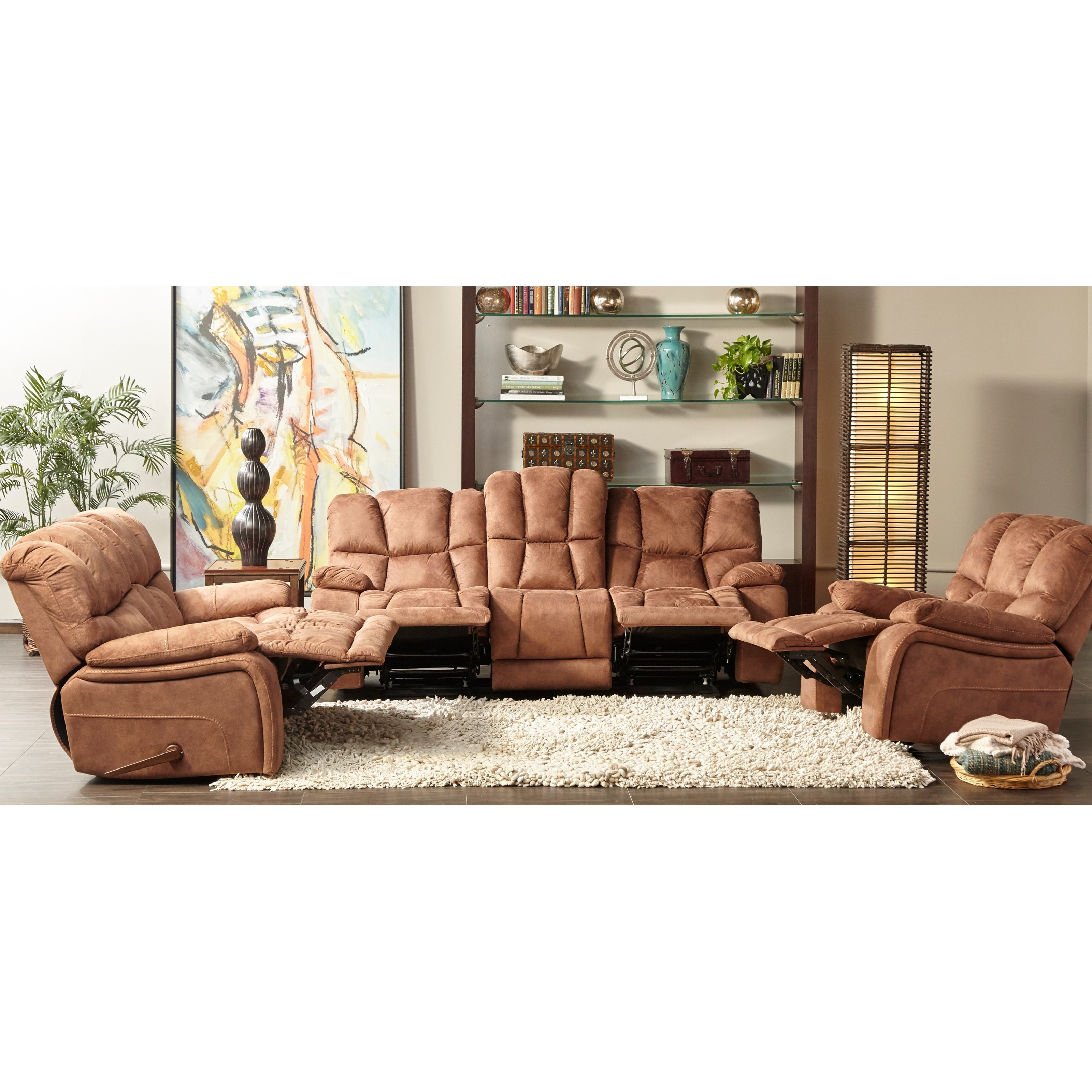 Dual Manual Motion Loveseat