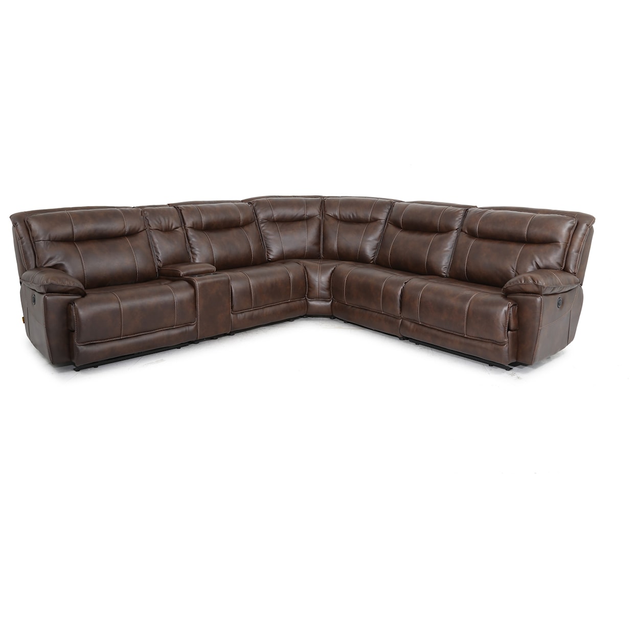 Warehouse M X9918M 6 Piece Reclining Sectional Sofa