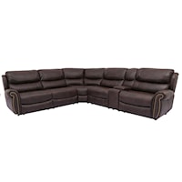 Power Reclining Sectional with USB Port
