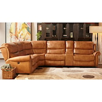 Power Reclining Sectional with USB Port