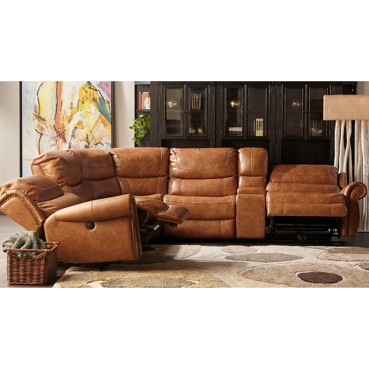 Comfort Recline XW1012M QS Power Reclining Sectional