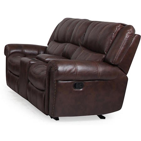 Casual Reclining Love Seat