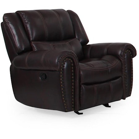 Casual Glider Rocker Recliner