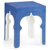 Moroccan Blue Side Table