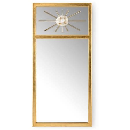 Crystal Trumeau Mirror