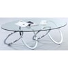 Chintaly Imports 4036 Oval Cocktail Table