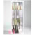Chintaly Imports 6617 Contemporary Corner Curio w/ Mirror Interior