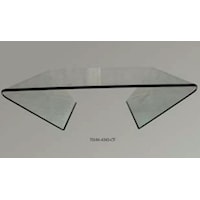 Glass Square Cocktail Table