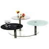 Chintaly Imports 7206 Glass Cocktail Table