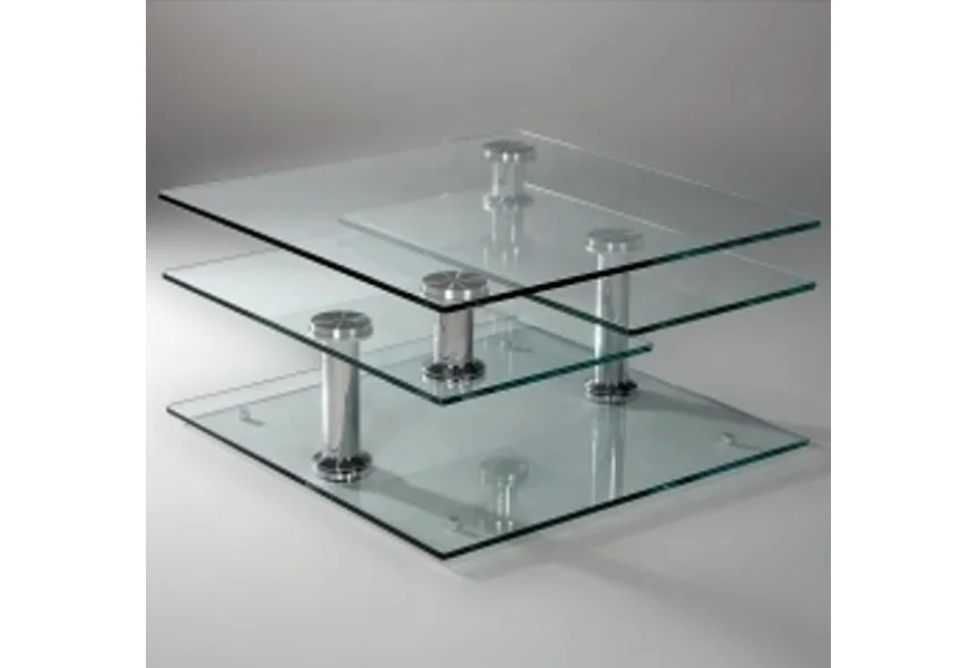 8052 Motion Cocktail Table by Chintaly Imports at Nassau Furniture and Mattress