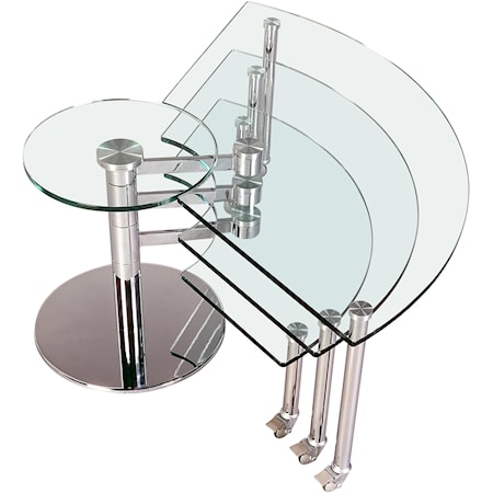 Three Level Motion Cocktail Table