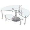 Chintaly Imports 8160 Three Level Motion Cocktail Table