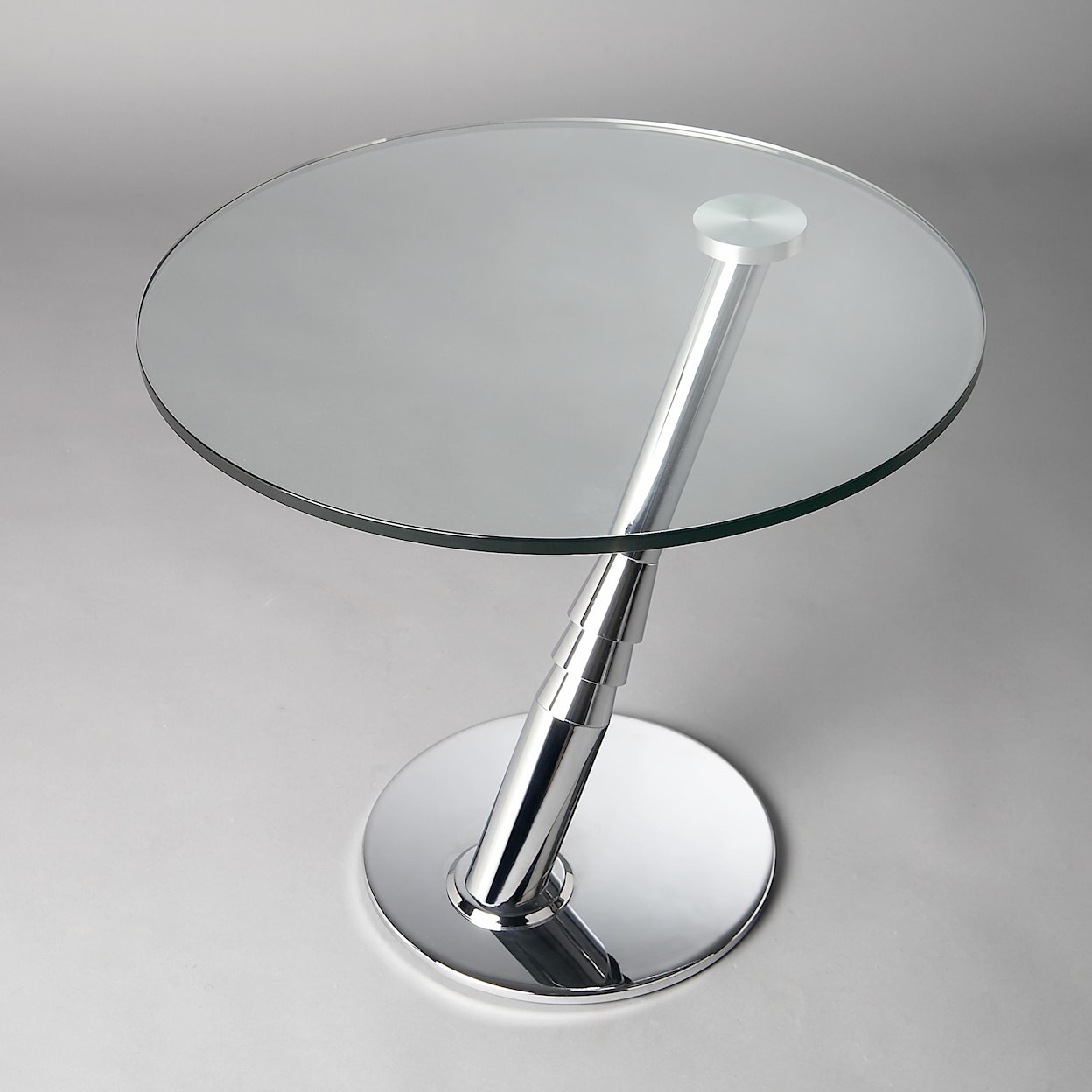 Chintaly Imports 8160 Cocktail Glass Top Table