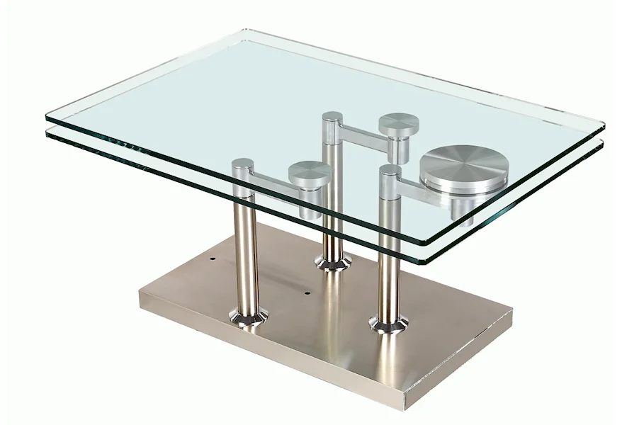 8164 Rectangular Motion Table by Chintaly Imports at Corner Furniture