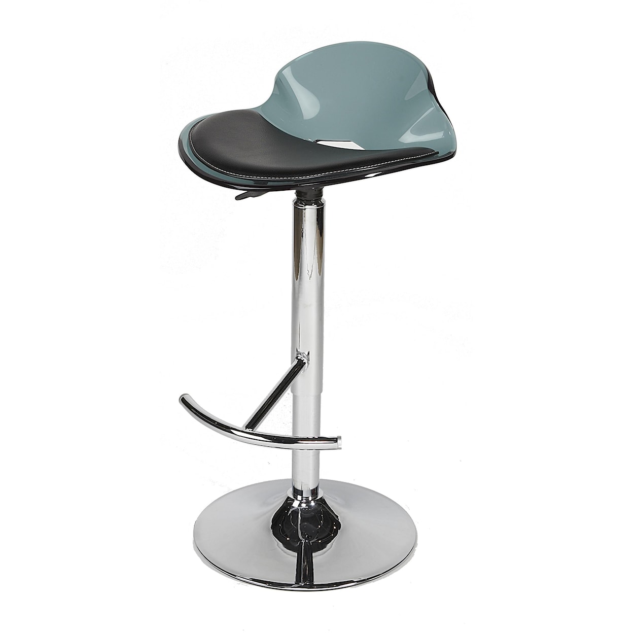 Chintaly Imports Acrylic Swivel Stool