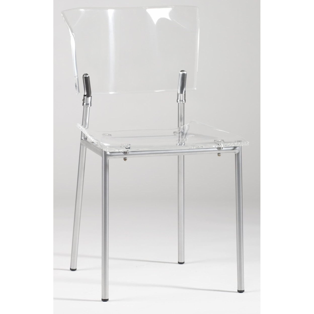 Chintaly Imports Acrylic Side Chairs Set Of Two
