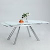 Chintaly Imports Alina Self-Storing Extension Dining Table