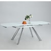 Chintaly Imports Alina Self-Storing Extension Dining Table