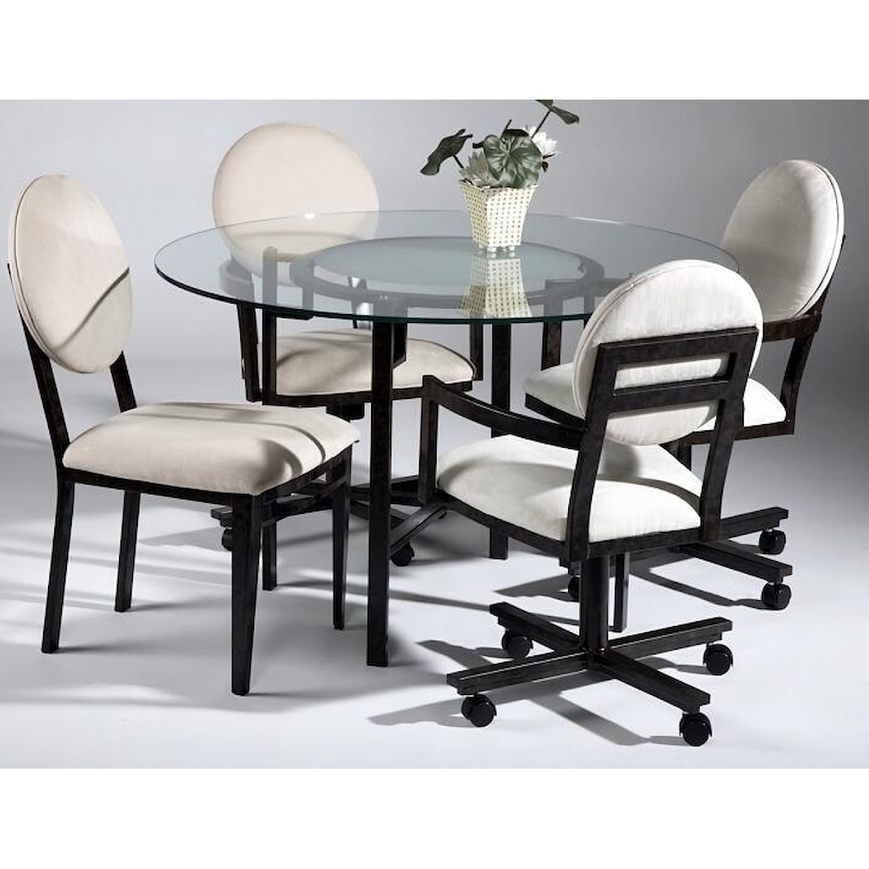 Chintaly Imports Amber  5 Piece Table and Chair Set