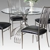 Chintaly Imports Ashley Glass Top Table