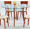 Chintaly Imports Casey Glass Top Table