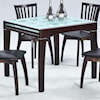 Chintaly Imports Chantel  Solid Oak Expandable Dining Table