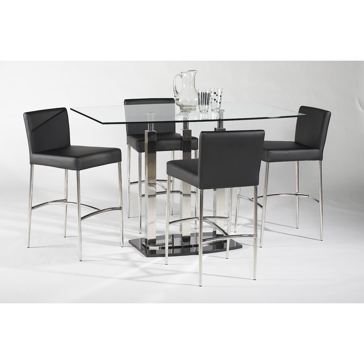 Chintaly Imports Cilla 5 Piece Pub Table and Chair Set