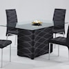 Chintaly Imports Connie Table with Upholstered Base