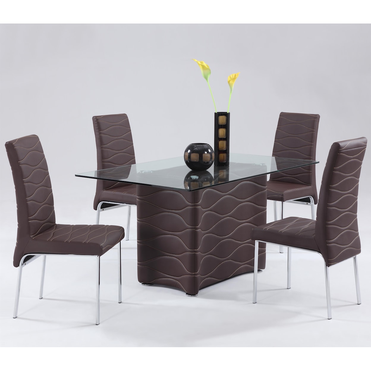 Chintaly Imports Connie 5 Piece Dining Set