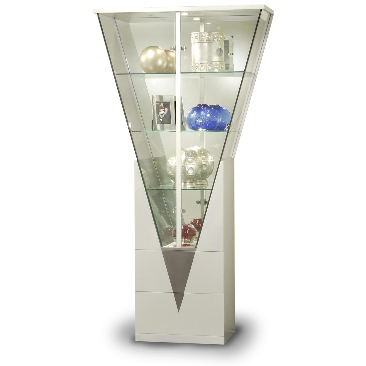 Chintaly Imports Curios Triangle Shaped Curio