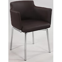 Club Style Swivel Arm Chair