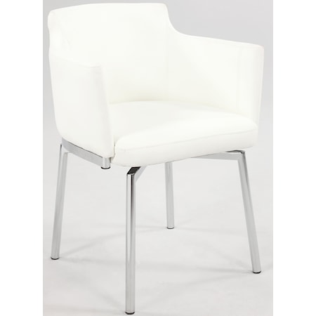 Club Style Swivel Arm Chair