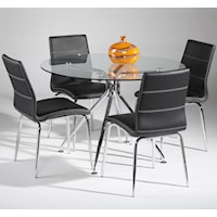 5 Piece Round Table and Side Chair Set