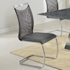 Chintaly Imports Ingrid Meshed Back Cantilever Side Chair