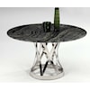 Chintaly Imports Janet Marble Top Dining Table