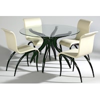 Round Table w/ 4 Side Chairs