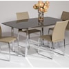 Chintaly Imports Marcy Glass Top Table