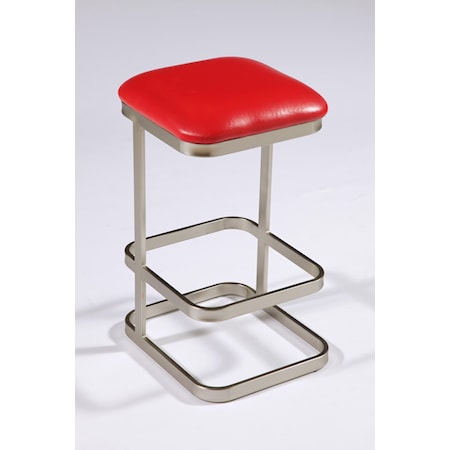 26" Backless Square Seat Counter Stool