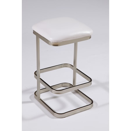 26" Backless Square Seat Counter Stool