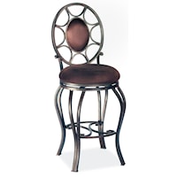 Bar Stool w/ Upholstered Seat