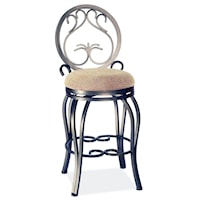 Counter Stool w/ Upholstered Seat