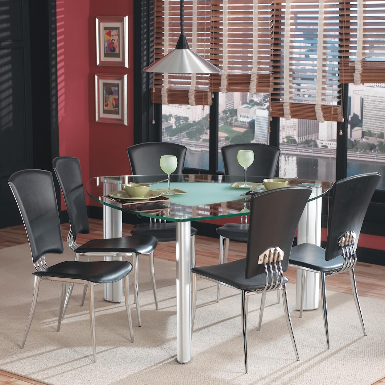 Chintaly Imports Tracy  Table and Chair Set