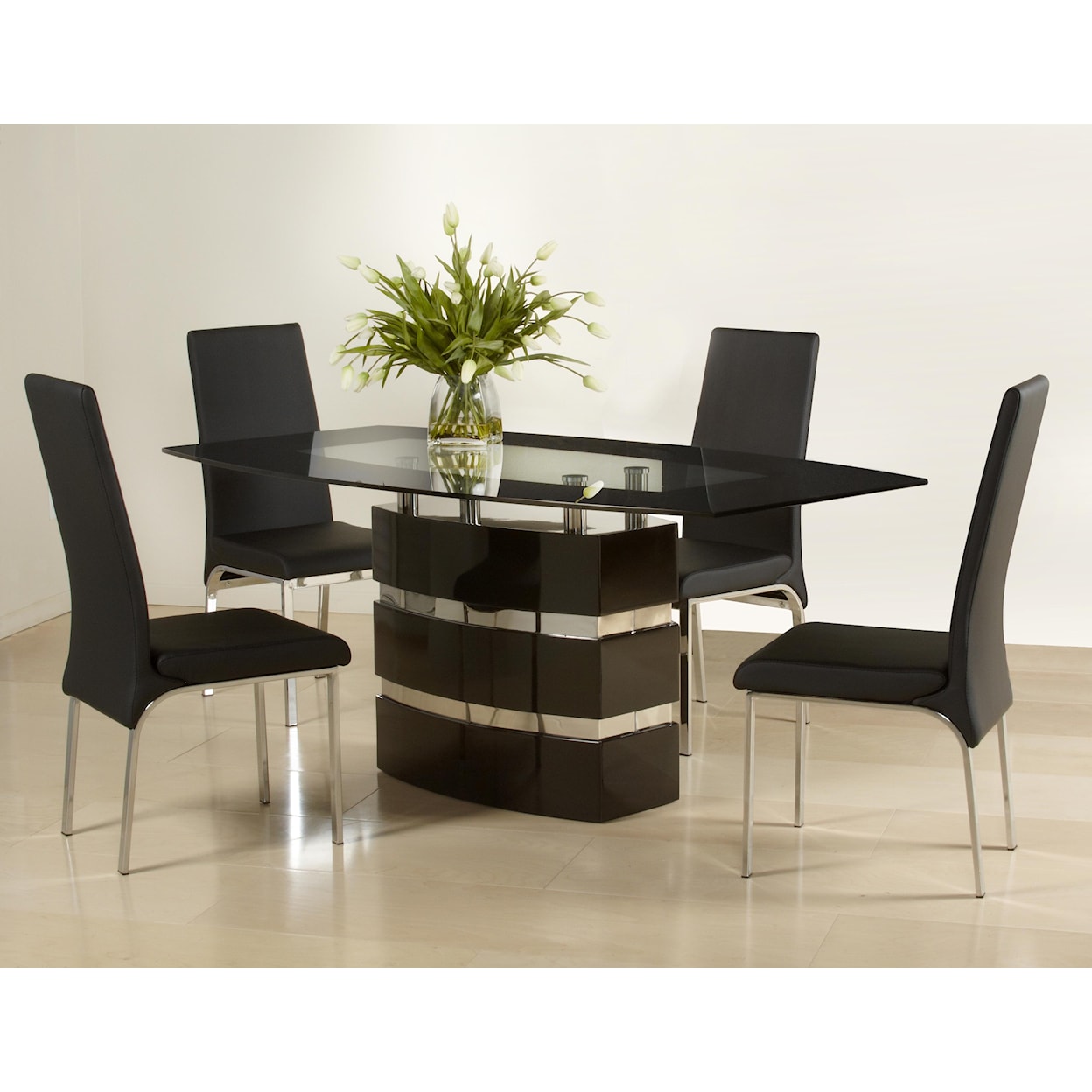 Chintaly Imports Xenia Boat Shape Dining Table