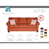 Sussex Upholstery Co. Emily 3 Cushion Sofa