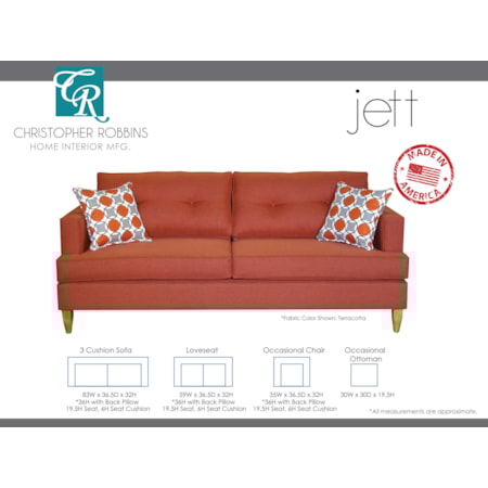 3 Cushion Sofa
