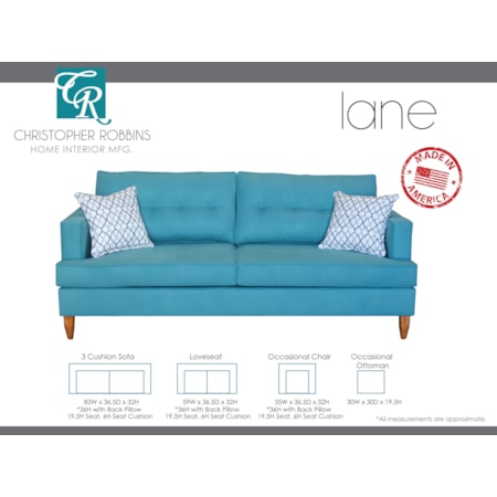 2 Cushion Sofa