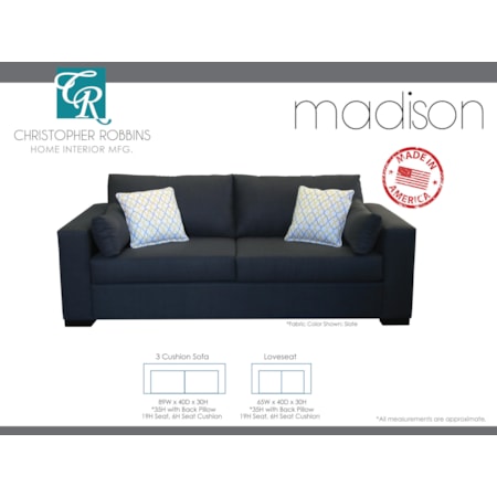 2 Cushion Sofa