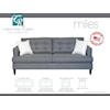 Sussex Upholstery Co. Miles 2 Cushion Sofa